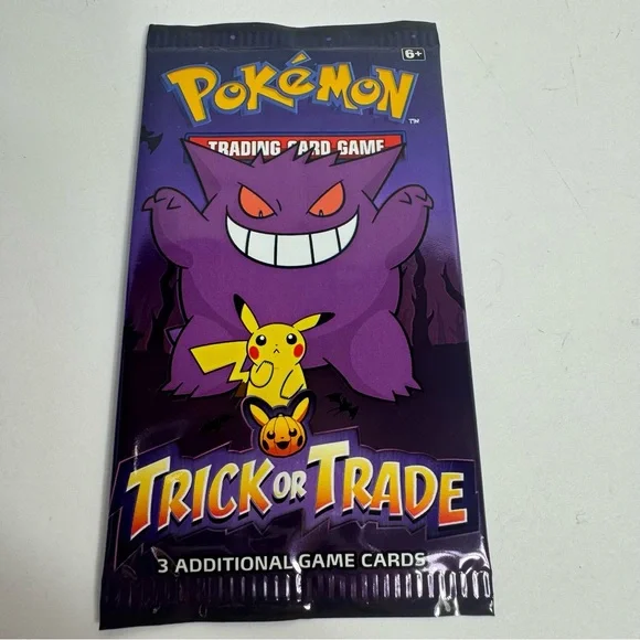 Pokemon | Toys | Pokemon Trick Or Trade 3 Card Mini Booster Pack Halloween  New Sealed Pack | Poshmark